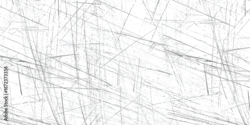 Abstract white pattern of overlapping gray lines and grid structures white background