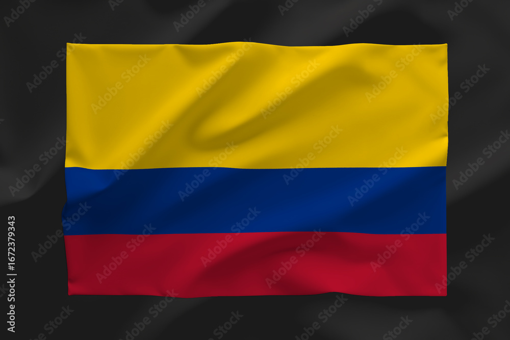 Fototapeta premium COLOMBIA FLAG