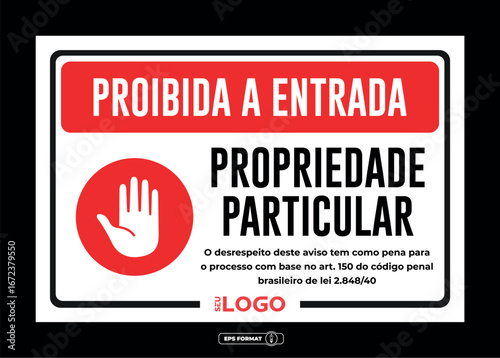 Placa de Sinalização