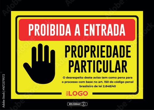 Placa de Sinalização