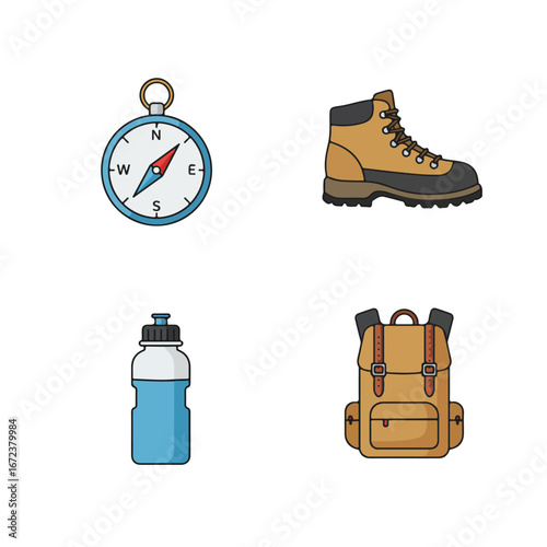 Planning Hiking trip tools for adventure in nature