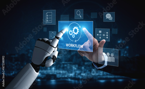 AI streamlines business workflows by automating repetitive tasks, enhancing team coordination, and optimizing structured processes for greater operational efficiency Vouch