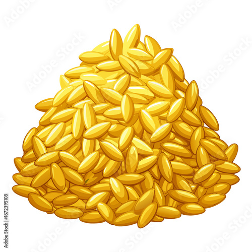 pasta on white background