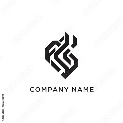 Abstract Geometric Logo Design for a Company.