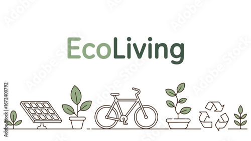 EcoLiving: Sustainable Lifestyle Graphics