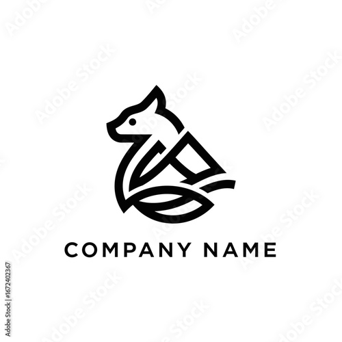 Elegant Minimalist Fox Logo Design for Modern Brand Identity.