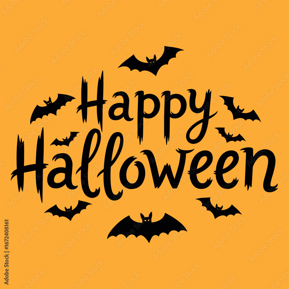 Obraz premium happy halloween vector art