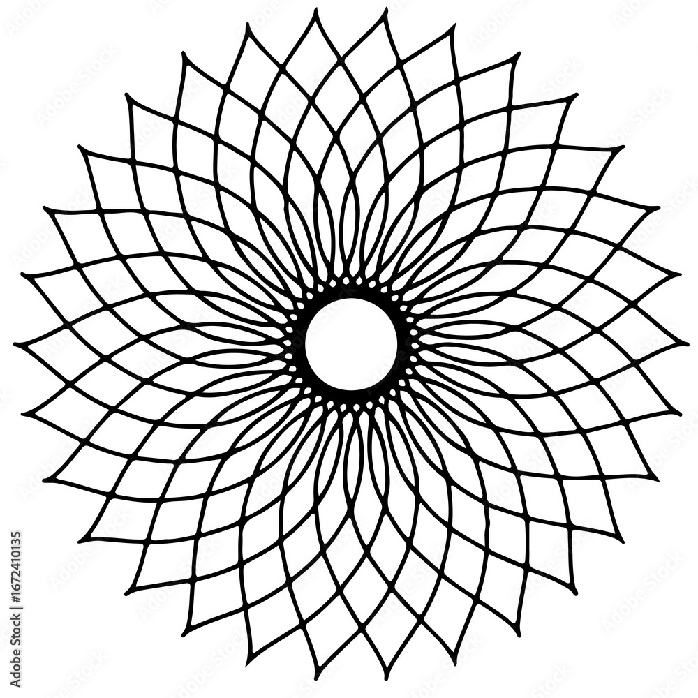 Obraz premium Geometric Mandala Design