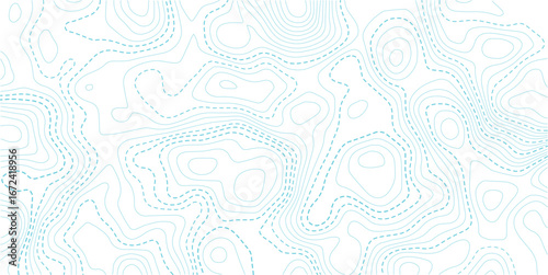 Abstract moving topographic map lines background.