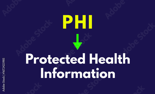 PHI Meaning, Protected Health Information