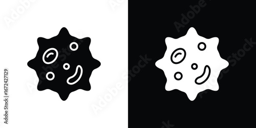 White blood cell icon vector Graphic Designs. Suitable for use on web apps,