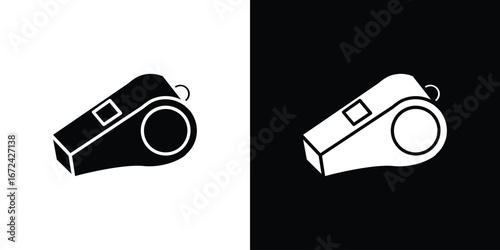 Whistle icon vector Graphic Designs. Suitable for use on web apps,