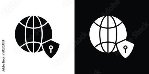 Vpn icon vector Graphic Designs. Suitable for use on web apps,