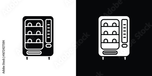 Vending machine icon vector Graphic Designs. Suitable for use on web apps,