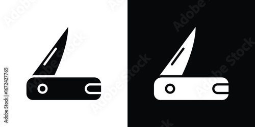 Utility knife icon vector Graphic Designs. Suitable for use on web apps,