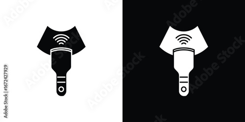 Ultrasound icon vector Graphic Designs. Suitable for use on web apps,