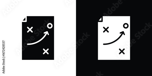 Tactics icon vector Graphic Designs. Suitable for use on web apps,