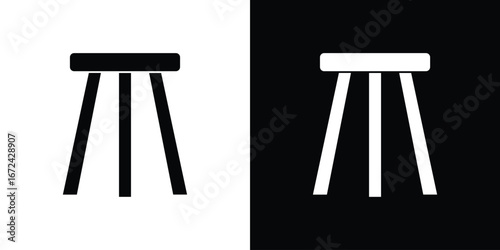 Stool icon vector Graphic Designs. Suitable for use on web apps,
