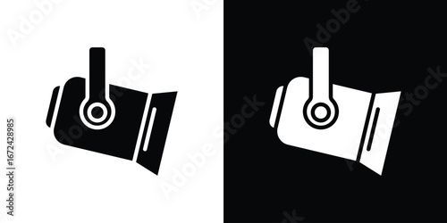 Spotlight icon vector Graphic Designs. Suitable for use on web apps,