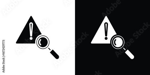 Risk analysis icon vector Graphic Designs. Suitable for use on web apps,