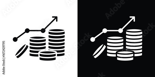 Revenue icon vector Graphic Designs. Suitable for use on web apps,