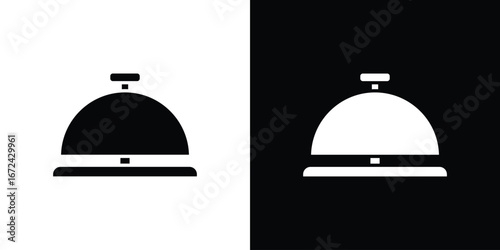Reception bell icon vector Graphic Designs. Suitable for use on web apps,