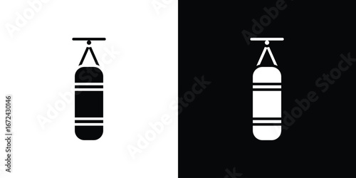 Punching bag icon vector Graphic Designs. Suitable for use on web apps,