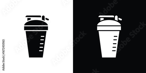 Protein shake icon vector Graphic Designs. Suitable for use on web apps,