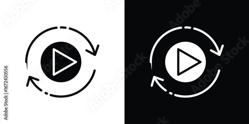 Playback icon vector Graphic Designs. Suitable for use on web apps,