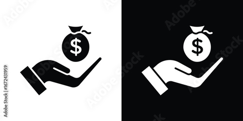 loan icon vector Graphic Designs. Suitable for use on web apps,