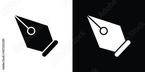 Ink pen icon vector Graphic Designs. Suitable for use on web apps,