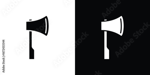 Hatchet icon vector Graphic Designs. Suitable for use on web apps,