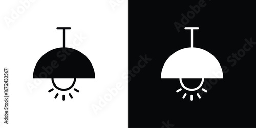 Hanging light icon vector Graphic Designs. Suitable for use on web apps,