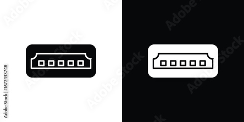 HDMI icon vector Graphic Designs. Suitable for use on web apps,