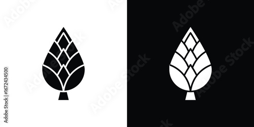 Fir cone icon vector Graphic Designs. Suitable for use on web apps,