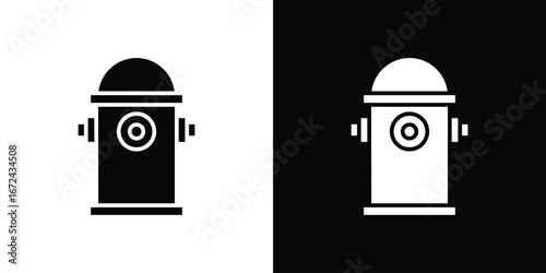 Fire hydrant icon vector Graphic Designs. Suitable for use on web apps,