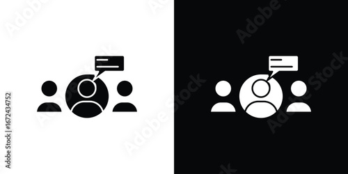 Expert opinion icon vector Graphic Designs. Suitable for use on web apps,