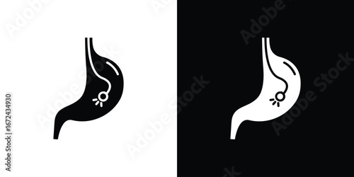 Endoscopy icon vector Graphic Designs. Suitable for use on web apps,