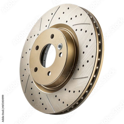High-Performance Drilled Brake Rotor