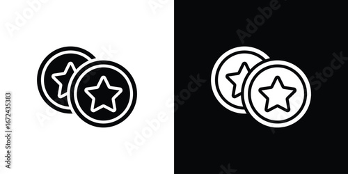 Earn point icon vector Graphic Designs. Suitable for use on web apps,