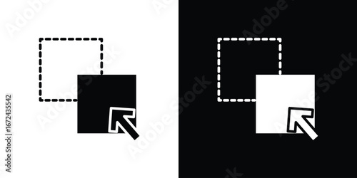Drag and drop icon vector Graphic Designs. Suitable for use on web apps,