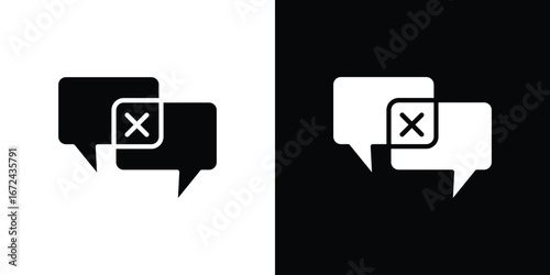 Disagreement icon vector Graphic Designs. Suitable for use on web apps,