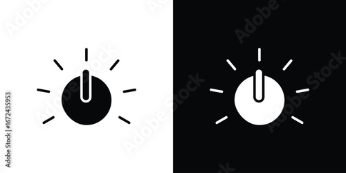 Dimmer icon vector Graphic Designs. Suitable for use on web apps,