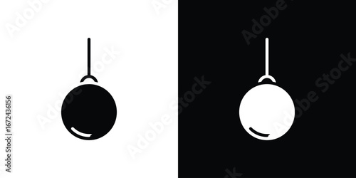 Demolition ball icon vector Graphic Designs. Suitable for use on web apps,