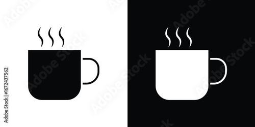 Coffee mug icon vector Graphic Designs. Suitable for use on web apps,