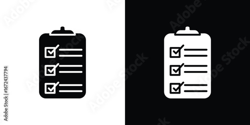 Clipboard check icon vector Graphic Designs. Suitable for use on web apps,