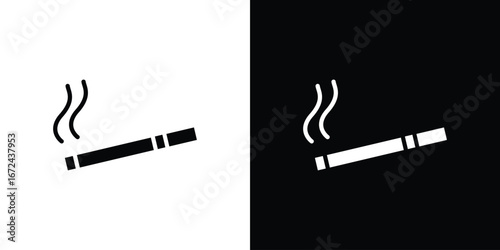 Cigarette icon vector Graphic Designs. Suitable for use on web apps,
