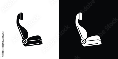 Car seat icon vector Graphic Designs. Suitable for use on web apps,
