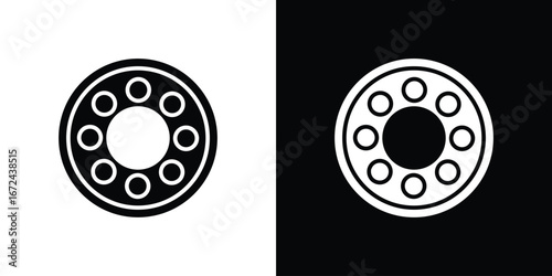 Car bearing icon vector Graphic Designs. Suitable for use on web apps,