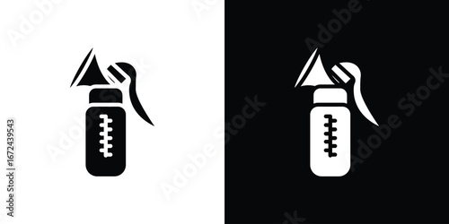 Breast pump icon vector Graphic Designs. Suitable for use on web apps,
